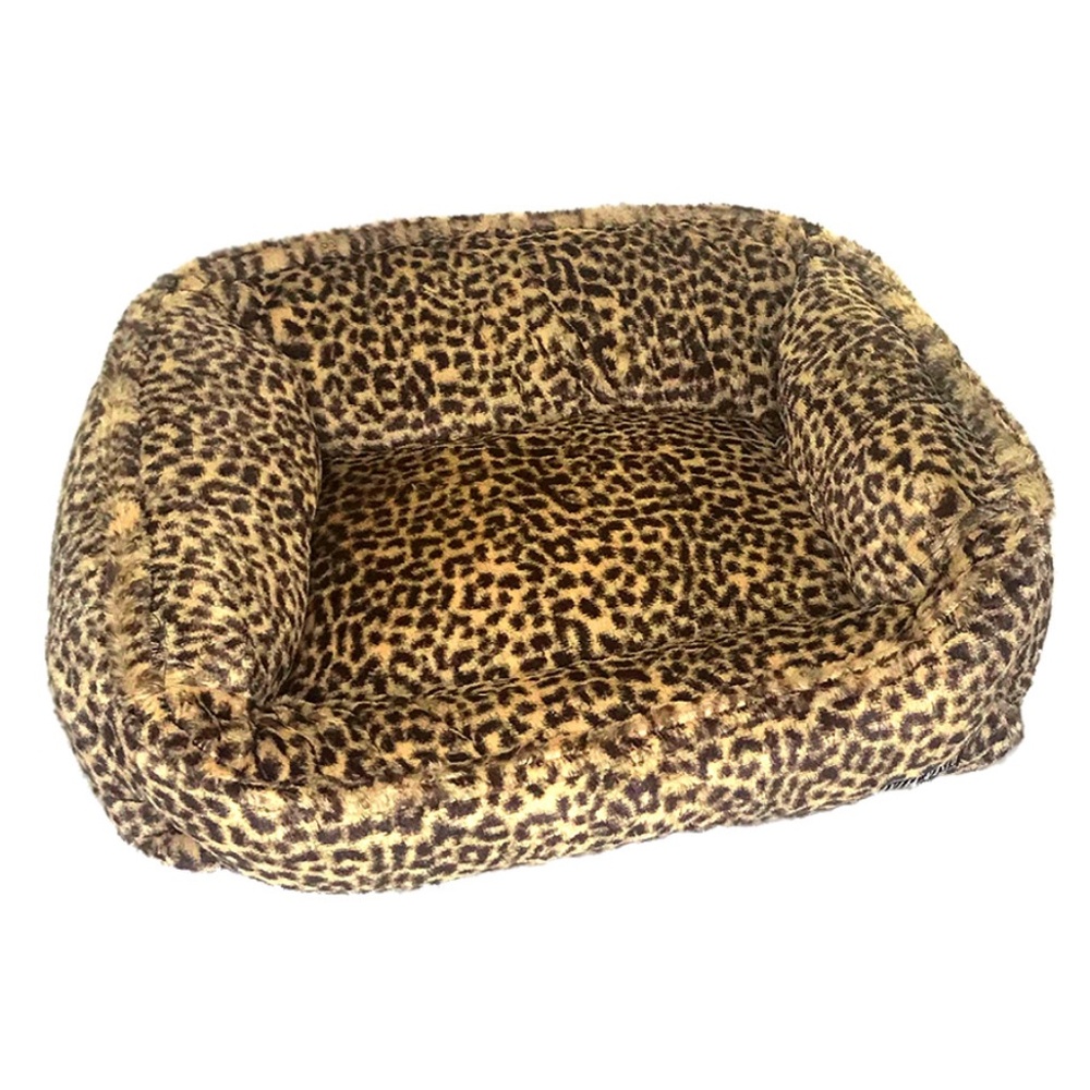 Leopard Lounge Dog Bed